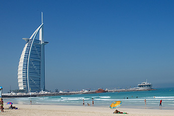 ドバイ ビーチエリアにあるホテル イメージ