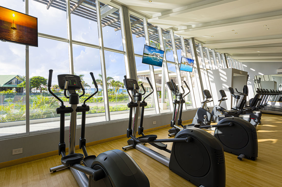 フィットネスセンターも完備