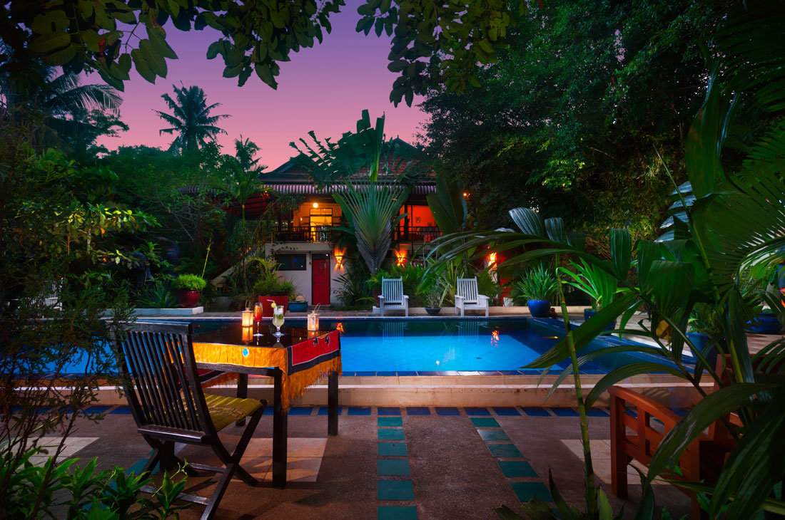 緑豊かな隠れ家ホテル