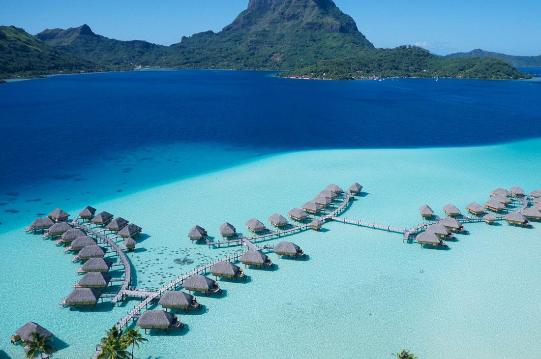 空から見るリゾート